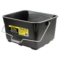 Paint Tray - 15 Litre Heavy Duty Plastic Painters Bucket