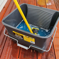 Paint Tray - 15 Litre Heavy Duty Plastic Painters Bucket