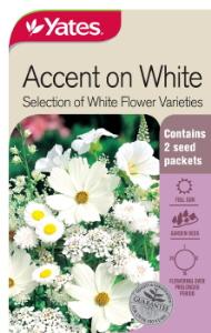 Seed - Yates Accent On White Flowers seed mix