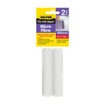 Paint Roller Cover 100mm Micro-Fibre 4mm Nap - Two Pack Uni-pro