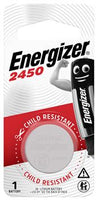 Battery Energizer Lithium Coin 3V 2450 Pk 1