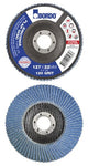 SANDING DISC - FLAP DISC 100mm Diam x 16mm Bore - Range 40 Grit to 120 Grit