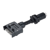 Trailer Adaptor - 7 Pin Flat Plug to 7 Pin Small Round Plug