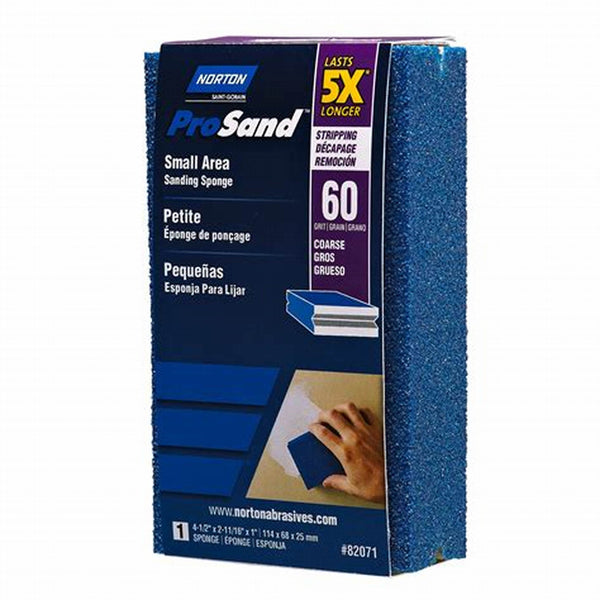 SANDING BLOCK - SPONGE PROSAND 60 GRIT COARSE 115mm x 70mm x 25mm