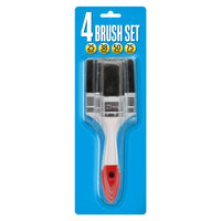 Paint Brush - Set of 4 Flat Brushes