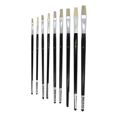 Paint Brush - Artist Flat with Wooden Handle