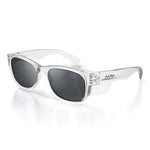 SafeStyle Safety Glasses - CLASSICS Clear Frame - Polarised Lens