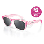 SafeStyle Safety Glasses - CLASSICS Pink Frame - Polarised Lens