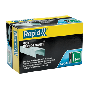 Staples RAPID 140 Series 5 lengths available in Box of 2000