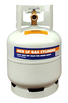 Propane Gas Cylinder 4kg with combo POL & LCC27 valve