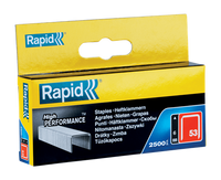 Staples RAPID 53 Series 4 lengths available in Box of 2500