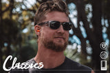 SafeStyle Safety Glasses - CLASSICS Black Frame - Tinted Lens