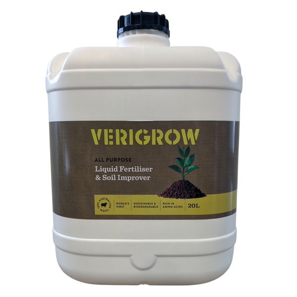 Verigrow liquid fertiliser and soil improver 20 litre concentrate