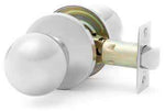 Yale "Ball" Knob Passage Set Satin Chrome