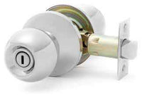 Yale "Ball" Knob Privacy Set Satin Chrome