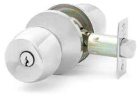 Yale "Bell" Knob Entry Set Satin Chrome