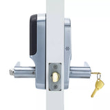 Yale Assure Keyed Lever Satin Chrome with Yale Home Module