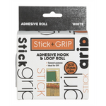 Stick & Grip Hook&Loop 25mmx2m White
