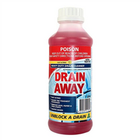 Drain Cleaner Caustic H/Duty Drainaway 1 litre