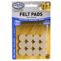 Felt Pads - Scarboro Hardware 19mm Round 24 pieces