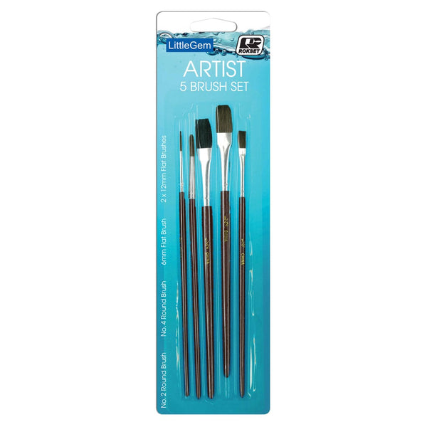 Artist Paint Brush Set 5 Piece