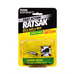Ratsak Fast Acting Throw Pack 5x20g