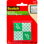 Scotch Indoor Mounting Squares 25.4mm Pk16