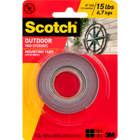 Scotch Outdoor Mounting Tape 25mm x 1.52m