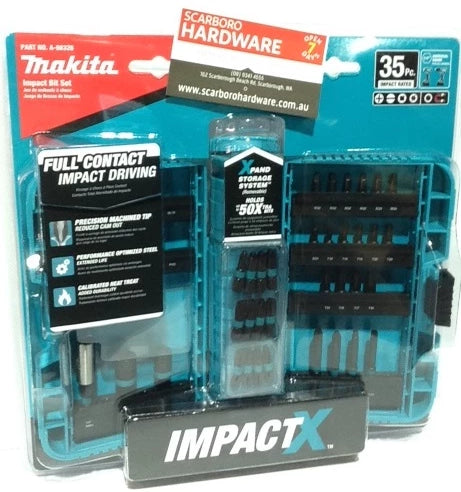 Makita ImpactX 35pce Impact Rated Driver Set in Case