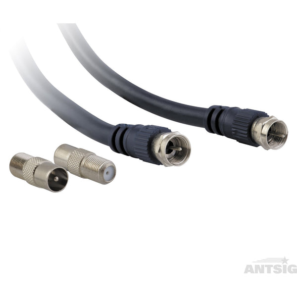 Flylead Shield Cable W/Adaptors 1.5m
