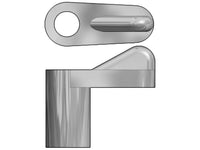 Flyscreen Clip 11mm Offset Clear Pk8