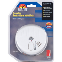 Smoke Alarm Ionisation with Hush