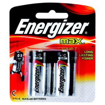 Battery Energizer MAX C Pk 2