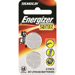 Battery Energizer Lithium Coin 3V 2016 Pk 2