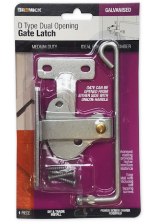 D Type Dual Opening Gate Latch