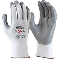 White Knight Foam-Nitrile Glove