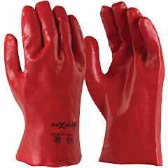 Glove Red PVC
