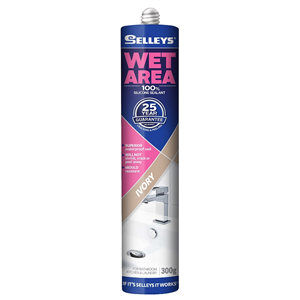 Selleys Wet Area Silicone Sealant - Ivory
