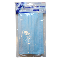 Disposable Face Mask 10 Pack