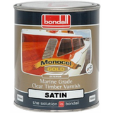Monocel Gold Marine Clear Satin