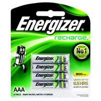 Battery Energizer Recharge NiMh AAA Pk 4