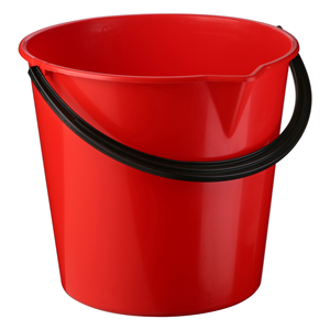 Plastic Bucket with Pouring Lip 9.6 litre