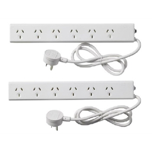 Powerboard 6 Outlet Twin Pack