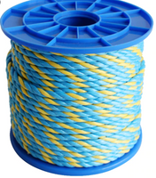 Rope 7.5mmx40m Telco Rope Blue/Yellow