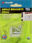 Angle Bracket 25mm Zinc Plated Pk4