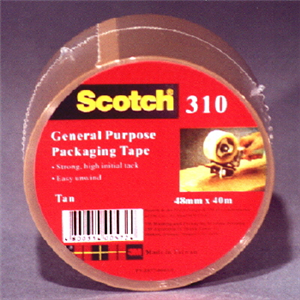 Scotch 310 General Purpose Packaging Tape Brown